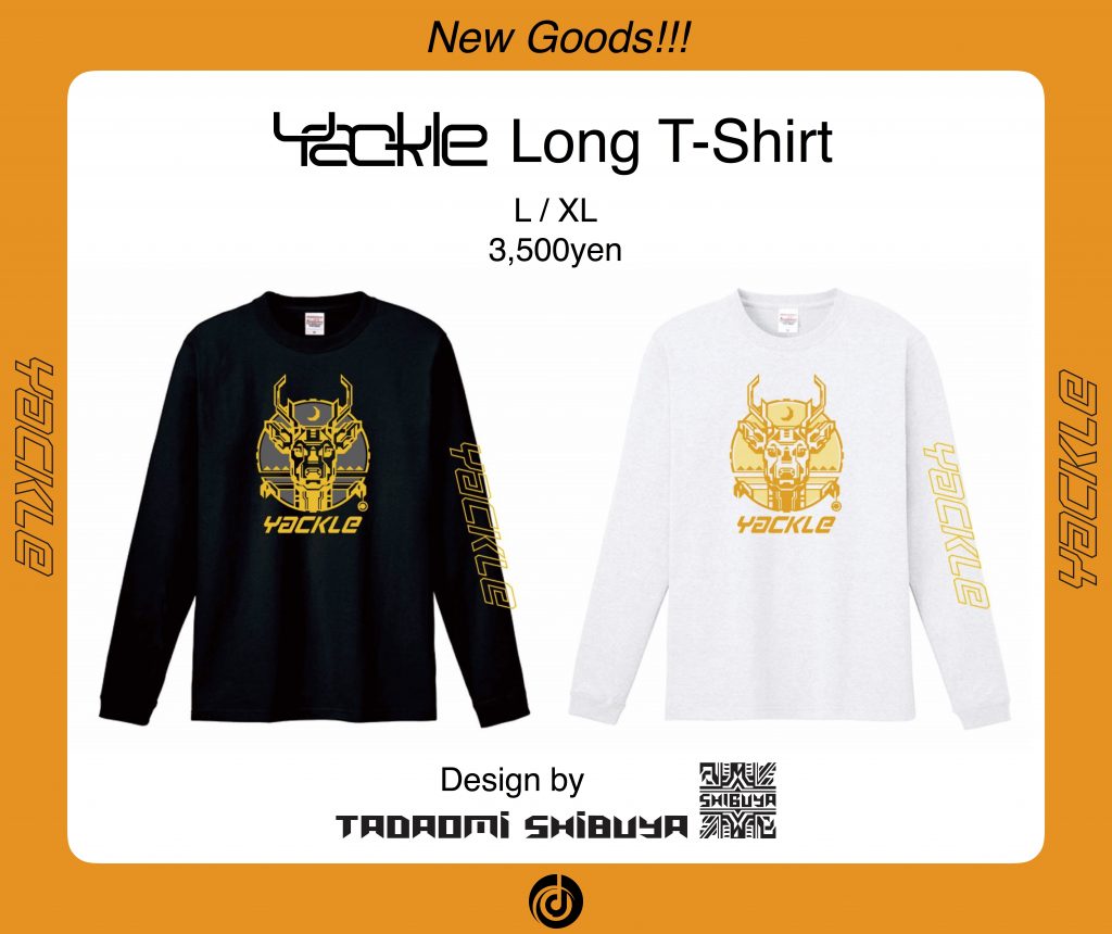 Yackle初のオリジナルグッズ “Yackle Long T-Shirt” の発売が決定！！